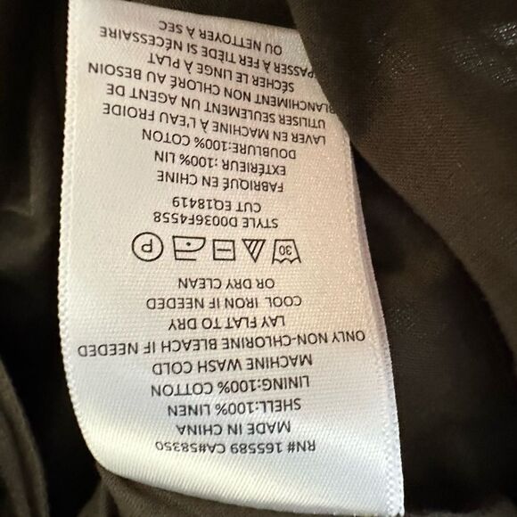 Equipment Ginette Brown Linen Sleeveless Midi Dress | 2 - Picture 11 of 11